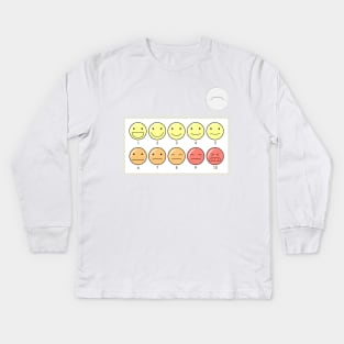 Healthcare Companion Pain Scale Kids Long Sleeve T-Shirt